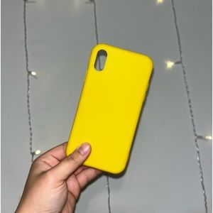 Silicon Mustard Colored iPhone XR Case